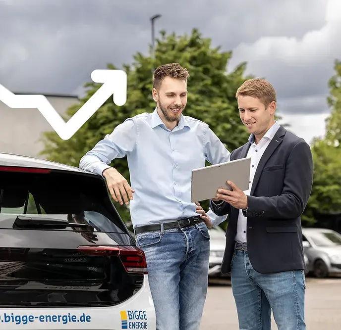 Kunde wird zum dynamischen Stromtarif beraten